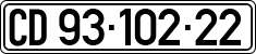 License plate of Israel, Diplomatic