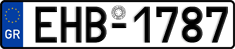 License plate of Greece, Cars