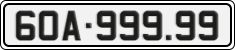 License plate of Vietnam, Cars