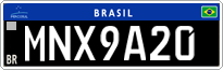 License plate of Brazil, Oldtimers (Mercosul)