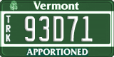 Vermont, Apportioned (12A34)