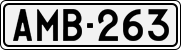 License plate of Finland, Cars