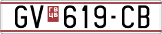 License plate of North Macedonia, Regular plates (1993)