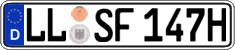 German license plate, Plates for oldtimers (type 