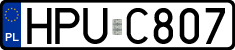 License plates of Poland, Authorities