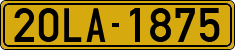License plate of Vietnam, Specialty plates