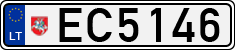 License plate of Lithuania, Electric vehicles