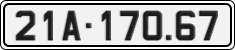 License plate of Vietnam, Cars