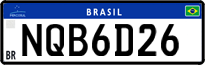 License plate of Brazil, Private owners (Mercosul)