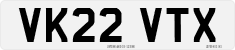 License plate of the United Kingdom, 2001 year system