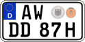 German license plate, Plates for oldtimers (type 