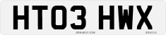 License plate of the United Kingdom, 2001 year system