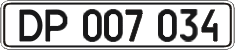 License plate Ukraine, Diplomatic
