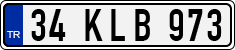 License plate of Turkey, Regular plates
