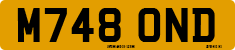 License plate of the United Kingdom, 1983 year system