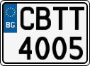 License plate of Bulgaria, Cars