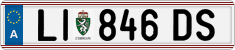 License plate of Austria, Regular plates