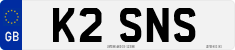 License plate of the United Kingdom, 1983 year system