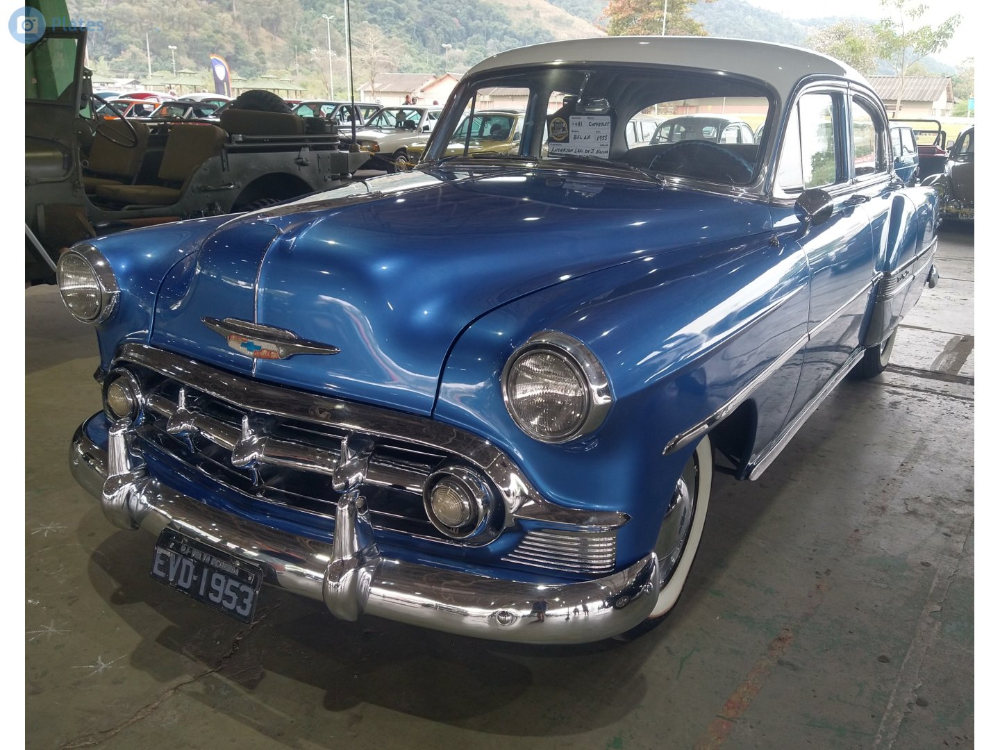 EVD-1953, Chevrolet Bel Air 1st gen 4-door Sedan (2403; A-body), 1952–1954