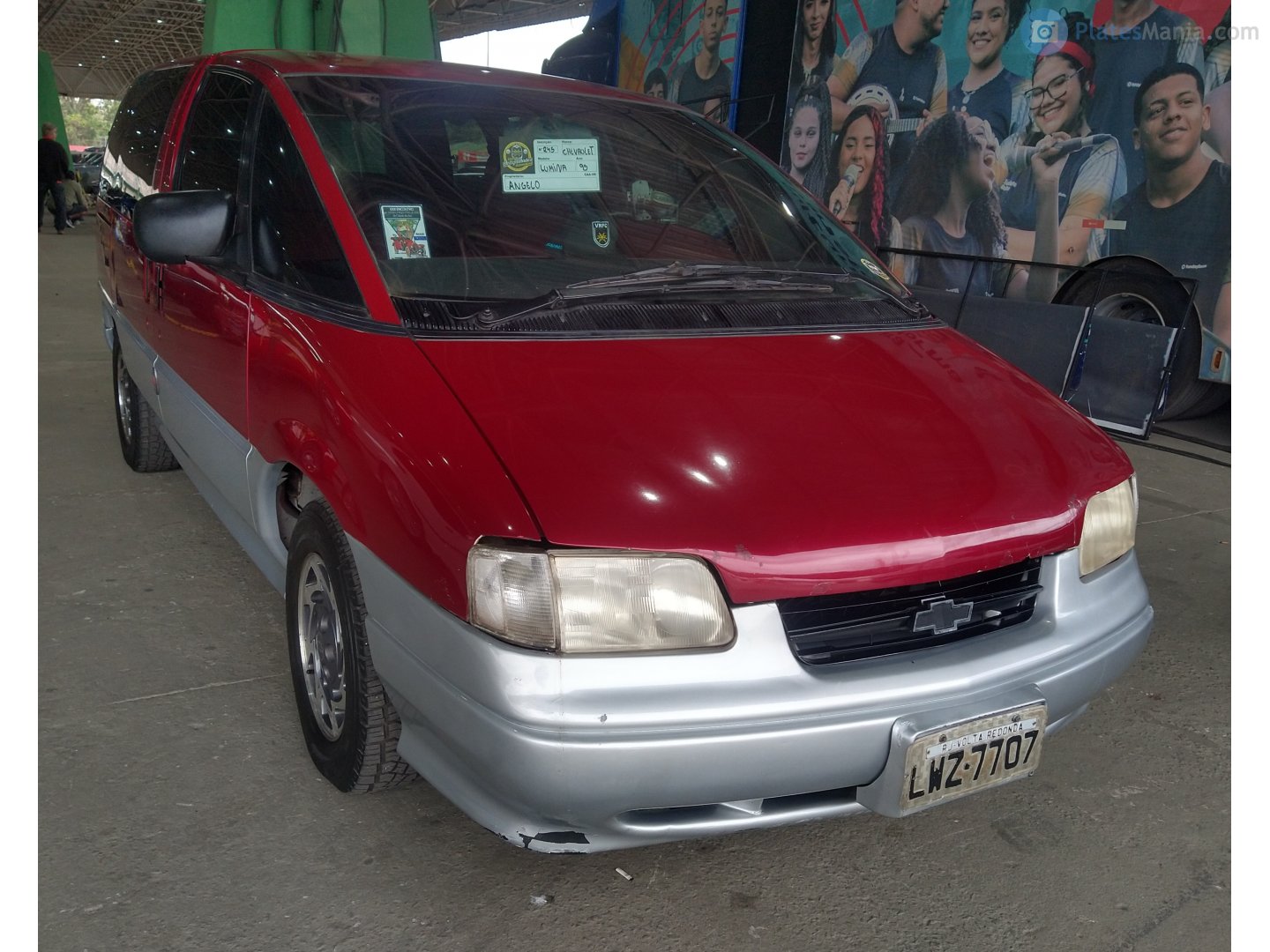 LWZ-7707, Chevrolet Lumina Minivan 1st gen (GMT199), facelift, 1992–1996