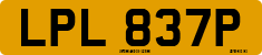 License plate of the United Kingdom, 1963 year system