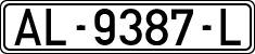 License plates of Spain, 1971 year series