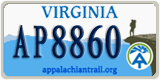 Virginia, Specialty plates (AB1234)