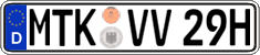 German license plate, Plates for oldtimers (type 