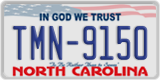 North Carolina, ABC-1234