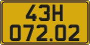 License plate of Vietnam, Commercial vehicles