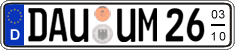 German license plate, Seasonal plates