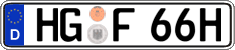 German license plate, Plates for oldtimers (type 