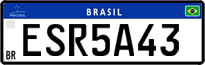 License plate of Brazil, Private owners (Mercosul)