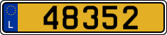 License plate of Luxembourg, Vanity Plates