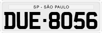 License plate of Brazil, Private owners (1990)
