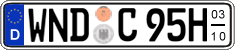 German license plate, Seasonal plates (Oldtimers)
