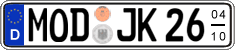 German license plate, Seasonal plates