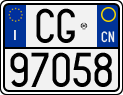 License plate of Italy, Motorcycles (1994 year series)