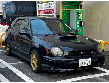 大阪 503 て 9931, Subaru Impreza WRX STi