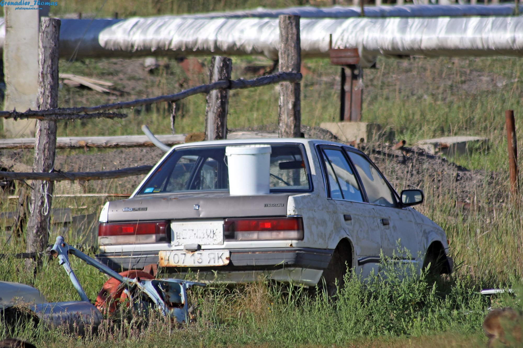 н 0713 ЯК, Mazda Familia 5th gen Sedan (BF), 1985–1989