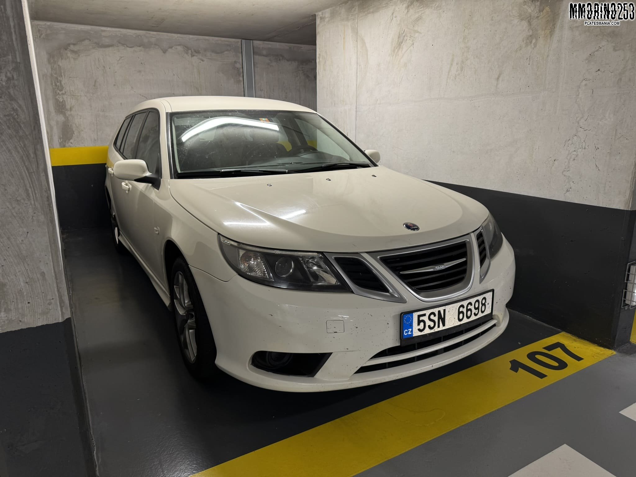 5SN 6698, SAAB 9-3 2nd gen SportCombi Wagon (YS3F), facelift, 2007–2012