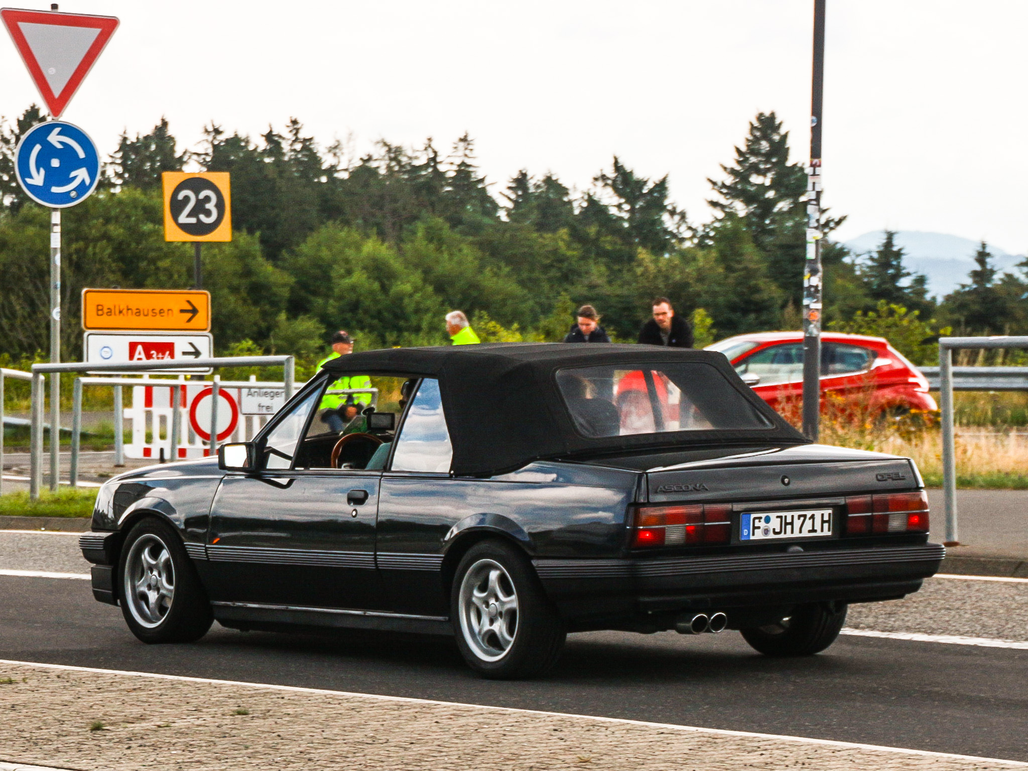 F JH 71 H, Opel Ascona 3rd gen Convertible (C), 1983–1988