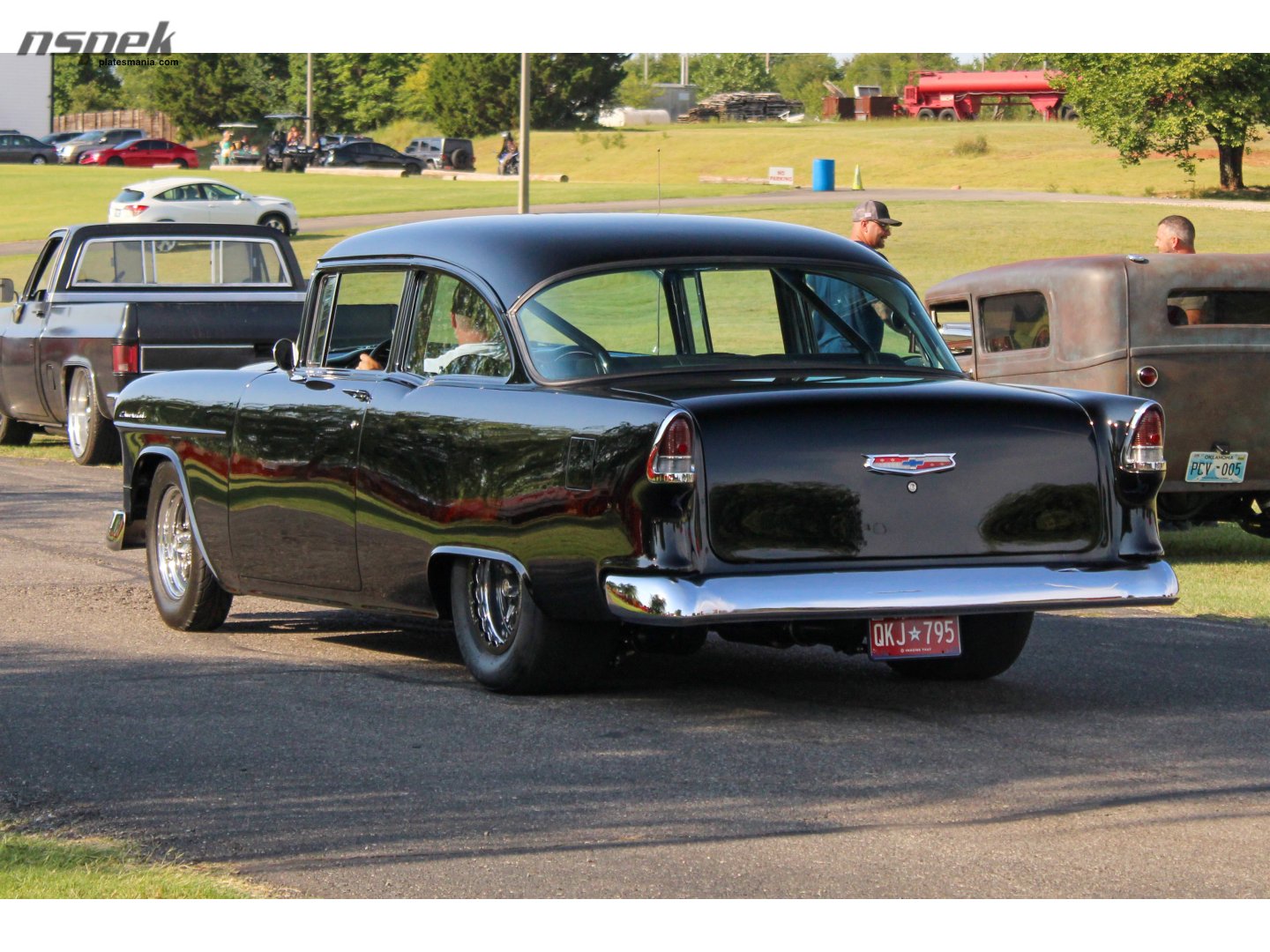 QKJ-795, Chevrolet 150 2nd gen 1955 2-door Sedan (1502-1211; A-body), 1954–1955