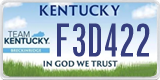 Kentucky, Specialty plates (A1B234)
