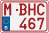 License plate of Belgium, Regular plates (2010)