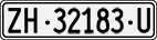 License plate of Switzerland, Dealer (with 