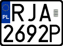 License plates of Poland, Regular car plates