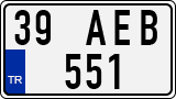 License plate of Turkey, Regular plates