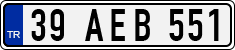 License plate of Turkey, Regular plates