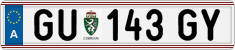 License plate of Austria, Regular plates